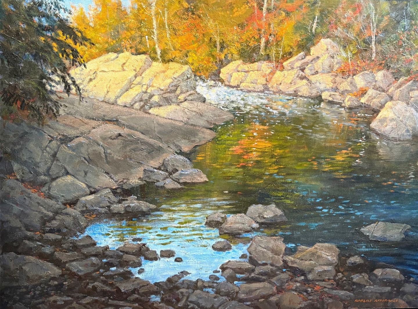 Calm Above the Falls