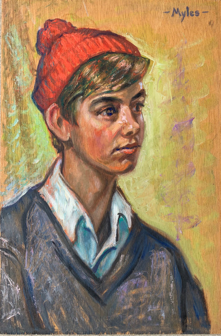 Boy in Red Tuque