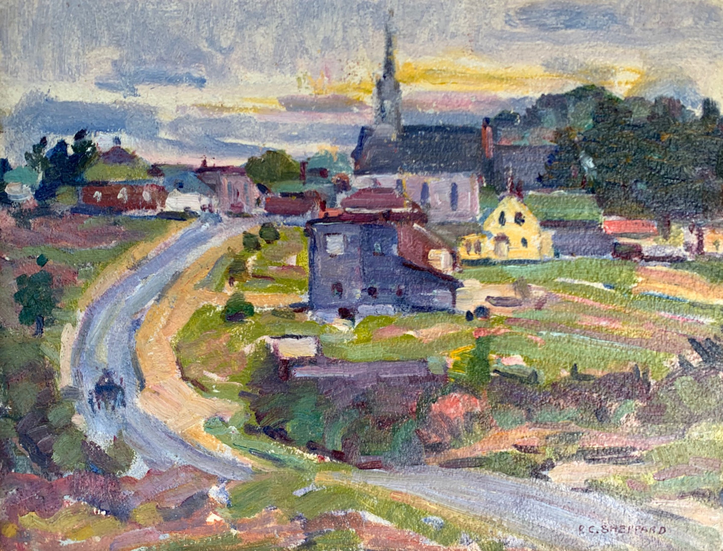 Rural Village in Eastern Townships, Quebec