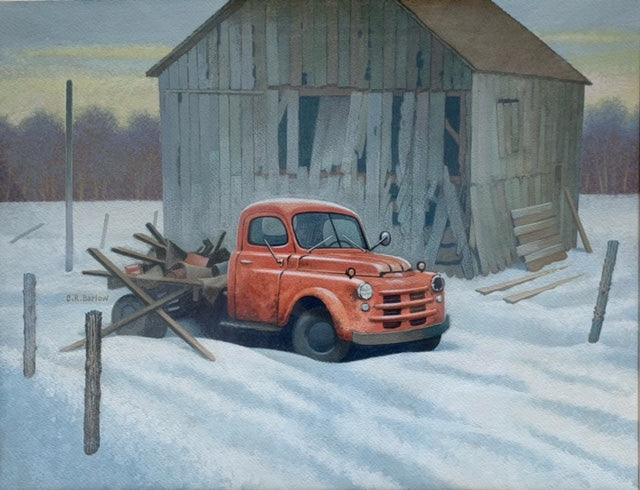 Retired 1949 Dodge, Farm on Grand River, York, Ontario